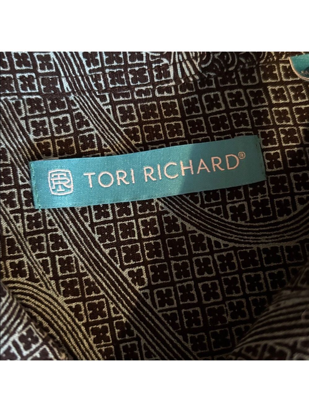 Tori Richard Blue Sea Print Short Sleeve Button Down Shirt Small - Picture 4 of 7